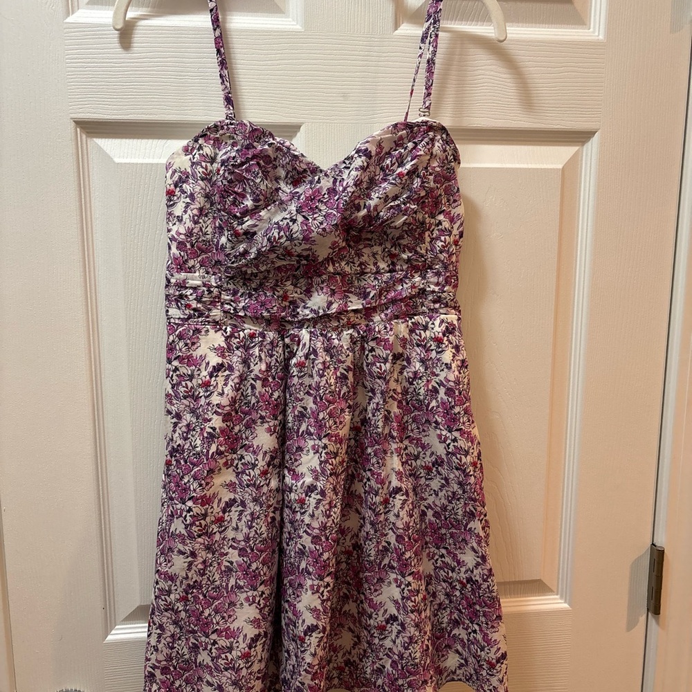 Express Floral Strap or Strapless Dress